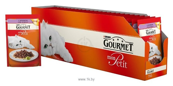 Фотографии Gourmet Mon Petit с ягненком (0.050 кг) 30 шт.