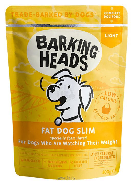 Фотографии Barking Heads (0.3 кг) 1 шт. Fat Dog Slim паучи