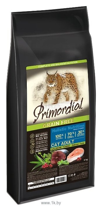 Фотографии Primordial (6 кг) Grain Free Cat Adult Salmon Tuna