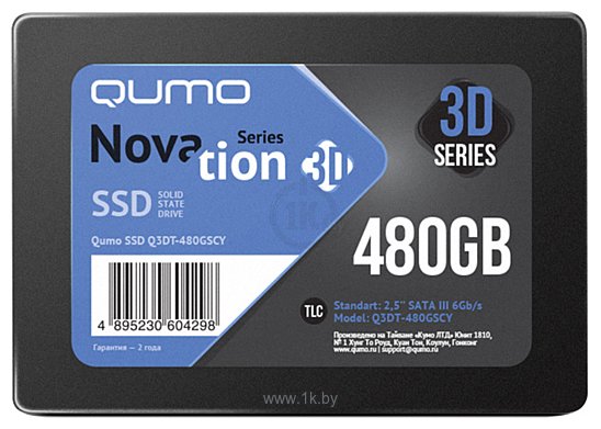 Фотографии QUMO Novation 3D TLC 480GB Q3DT-480GSCY