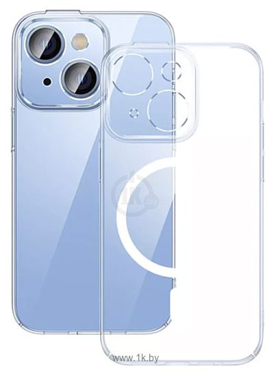 Фотографии Baseus Crystal Series Magnetic Case для iPhone 14 Pro (прозрачный)