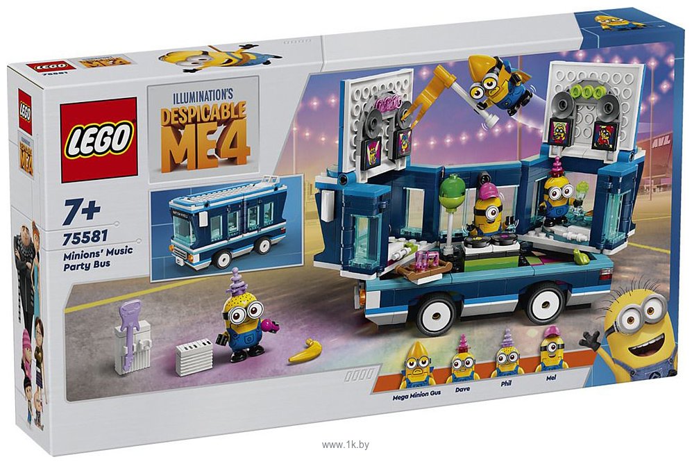 Фотографии LEGO Despicable Me 4 75581 Музыкальный автобус миньонов