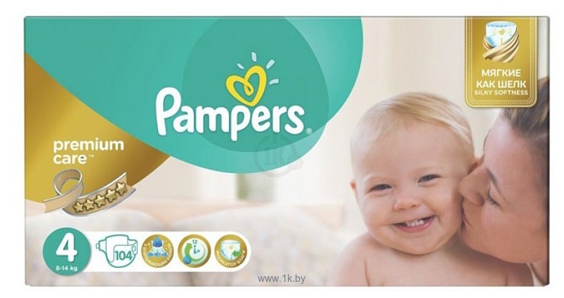 Фотографии Pampers Premium Care 4 Maxi (104 шт.)