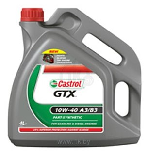 Фотографии Castrol GTX 10W-40 A3/B3 4л