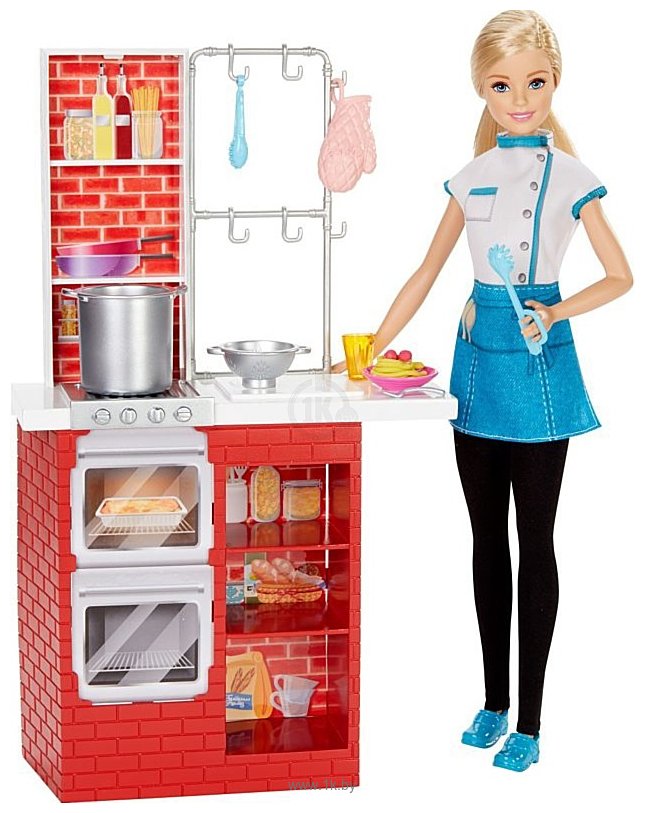 Фотографии Barbie Spaghetti Chef Doll Playset