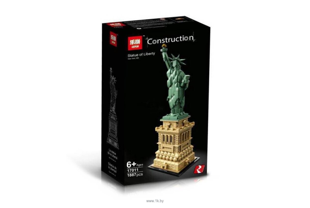 Фотографии Lepin Creator 17011 Статуя Свободы аналог Lego 21042