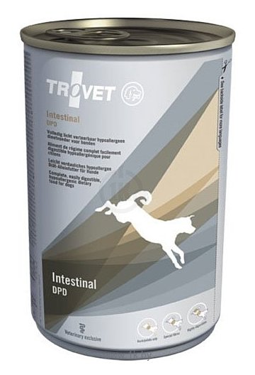 Фотографии TROVET (0.4 кг) 1 шт. Dog Intestinal DPD canned