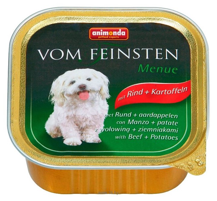 Фотографии Animonda Vom Feinsten Menue для собак с говядиной и картофелем (0.15 кг) 22 шт.