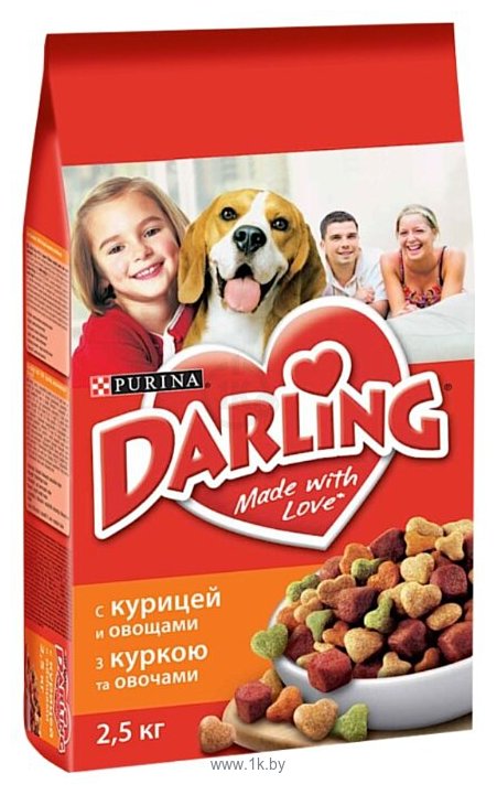 Фотографии Darling (2.5 кг) Для собак с курицей и овощами