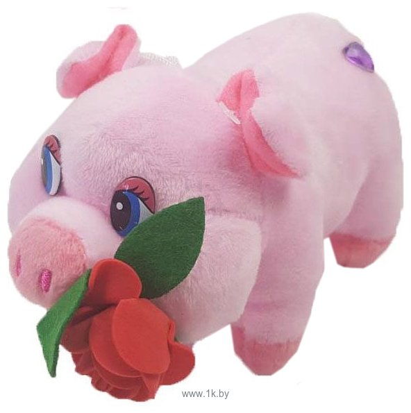 Фотографии Ausini Свинка с розой (VT18-21062)