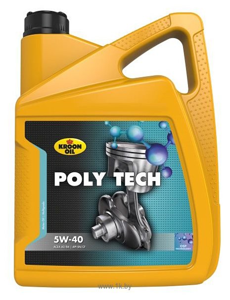 Фотографии Kroon Oil Poly Tech 5W-40 5л