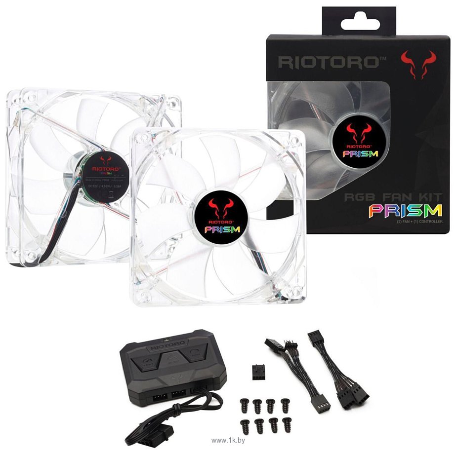 Фотографии Riotoro Cross-X Two Fan Kit FRGB256-168X