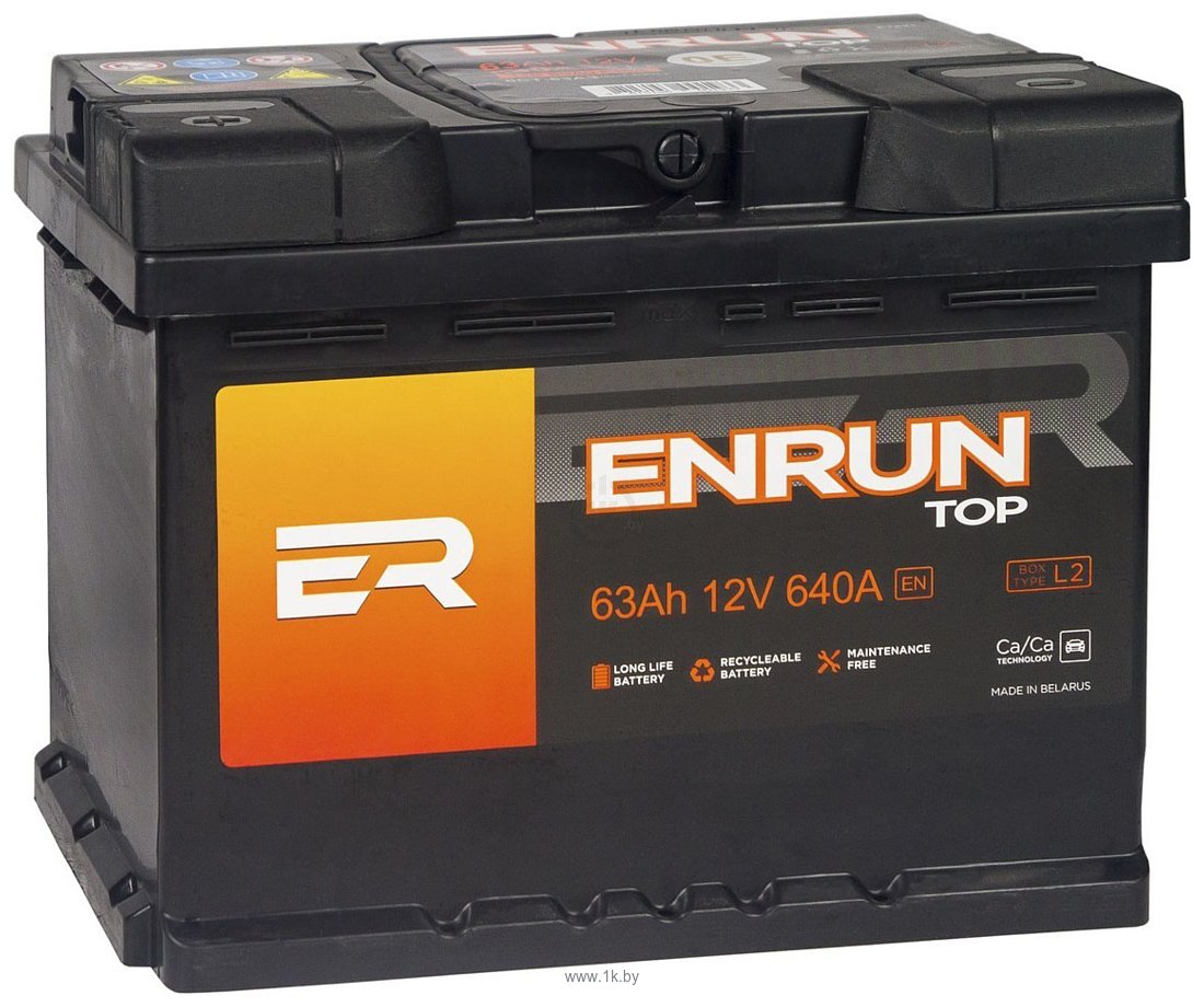 Фотографии ENRUN 63 Ah ENRUN TOP L+ (63Ah)