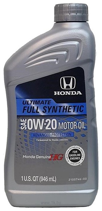 Фотографии Honda Ultimate Full Synthetic 0W-20 0.946л