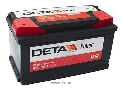 Фотографии DETA Power DB802 L (80Ah)