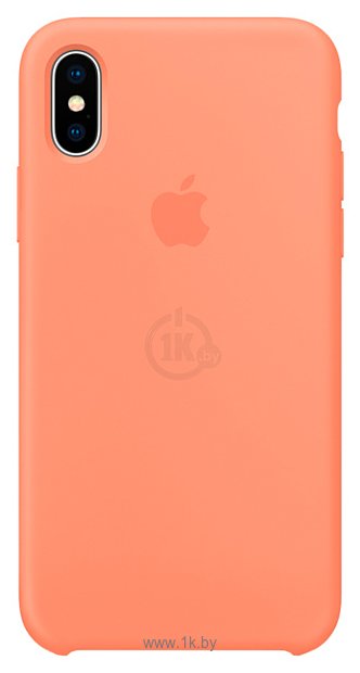 Фотографии Apple Silicone Case для iPhone X Peach