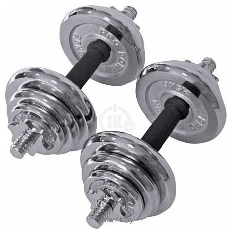 Фотографии Pro fitness Chrome Dumbbell Set - 20kg
