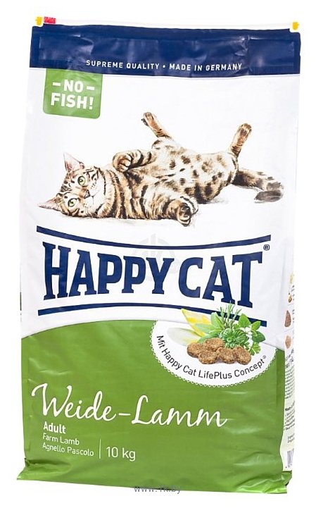 Фотографии Happy Cat (10 кг) Supreme Weide-Lamm