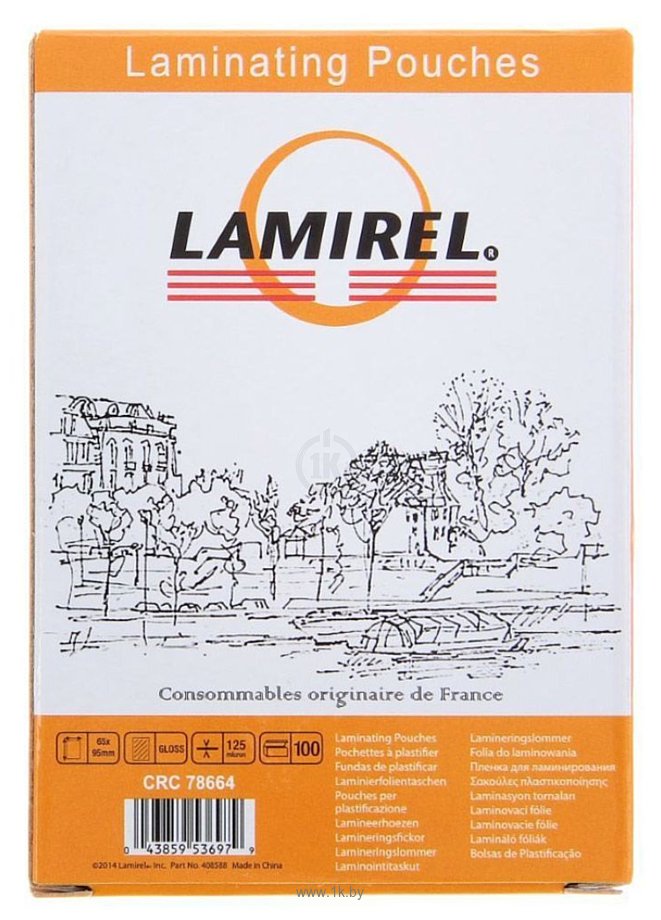 Фотографии Lamirel 65x95 мм, 125 мкм, 100 л LA-78664
