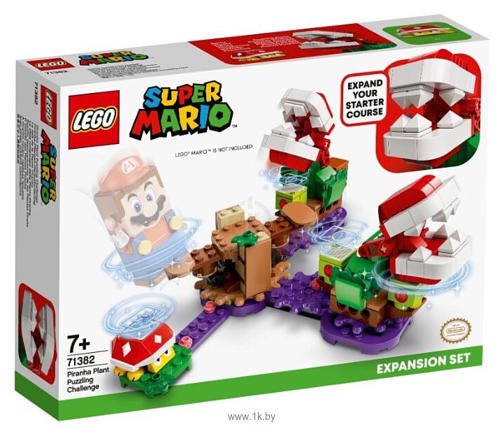 Фотографии LEGO Super Mario 71382 Дополнительный набор Загадочное испытание растения-пираньи