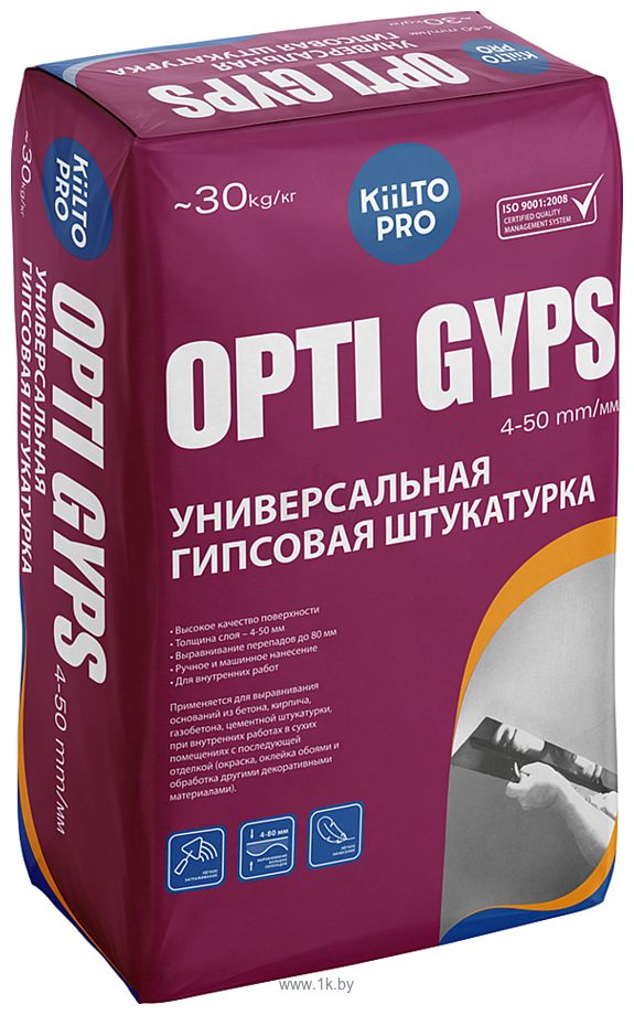 Фотографии Kiilto Pro Opti Gyps (30 кг)