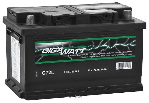 Фотографии GIGAWATT G72L (72Ah)