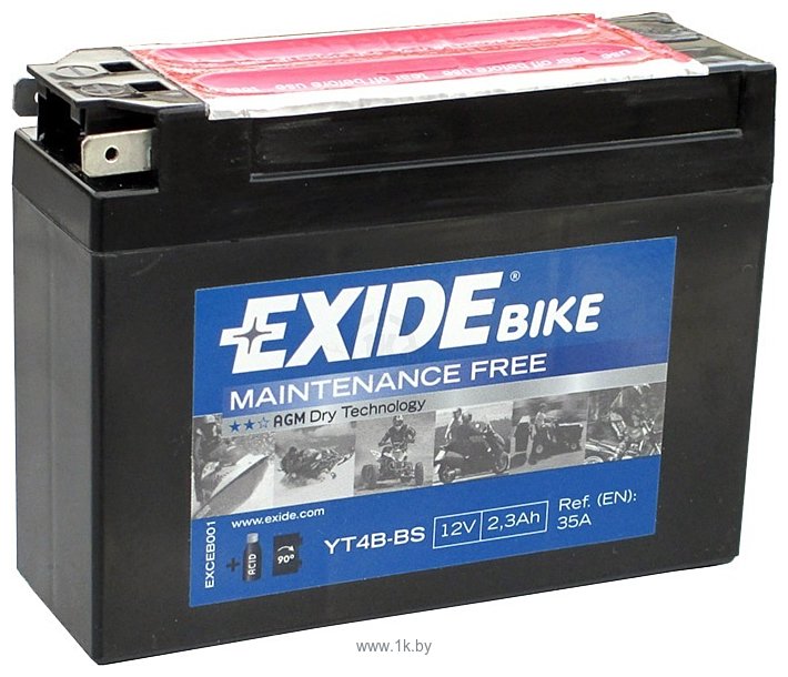 Фотографии Exide Maintenance YT4B-BS (2.3Ah)