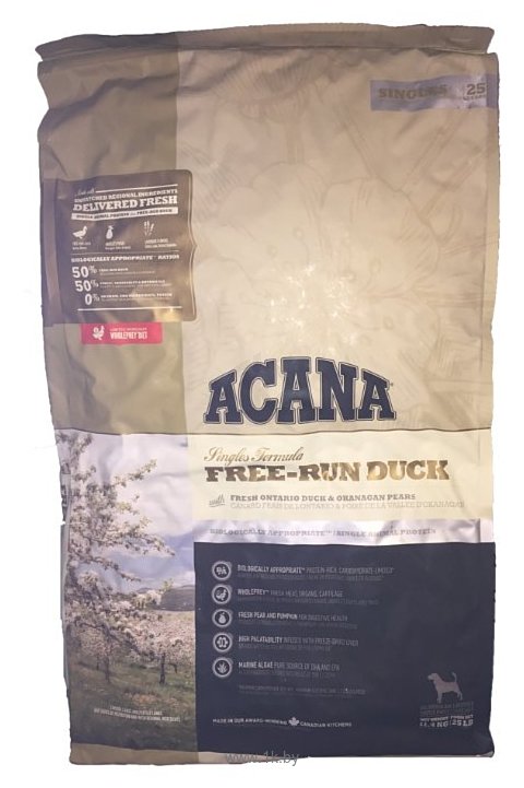 Фотографии Acana (11.4 кг) Singles Free-Run Duck