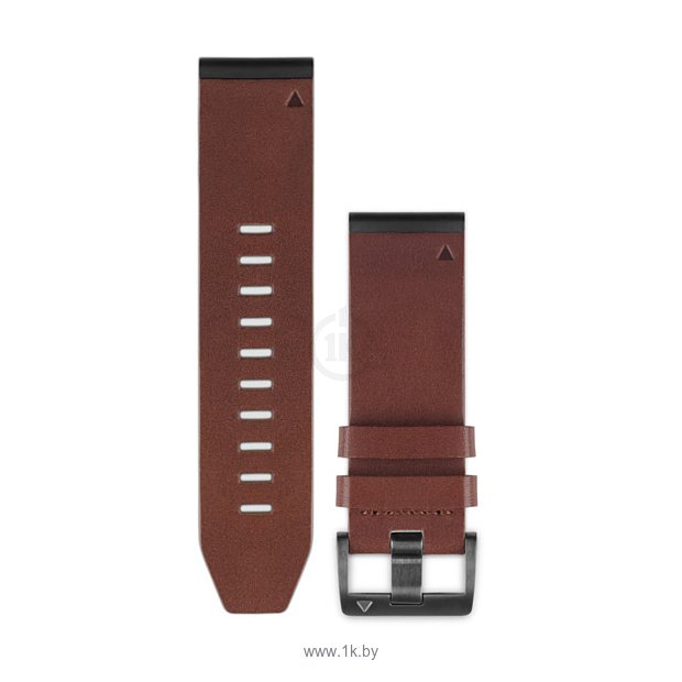 Фотографии Garmin QuickFit кожаный 26 мм для fenix 5X (коричневый)