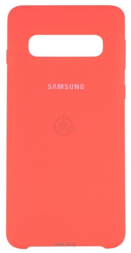 Фотографии Samsung Silicone Cover для Samsung Galaxy S10 Plus (розовый)