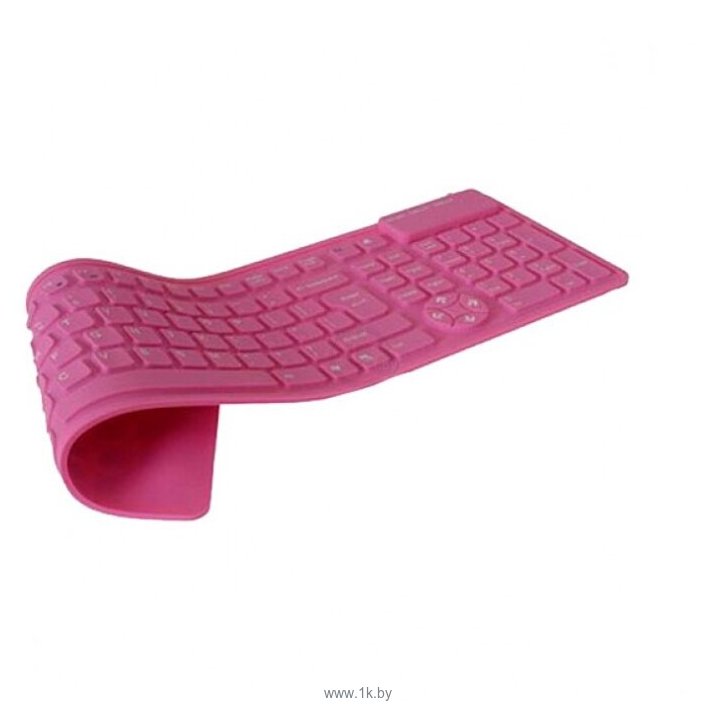 Фотографии Manhattan Roll-Up Keyboard 177566 Pink USB