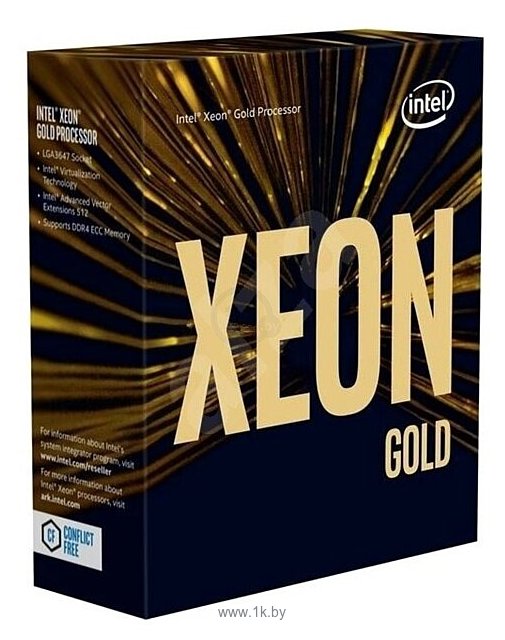 Фотографии Intel Xeon Gold 6238 Cascade Lake (2100MHz, LGA3647, L3 30976Kb)