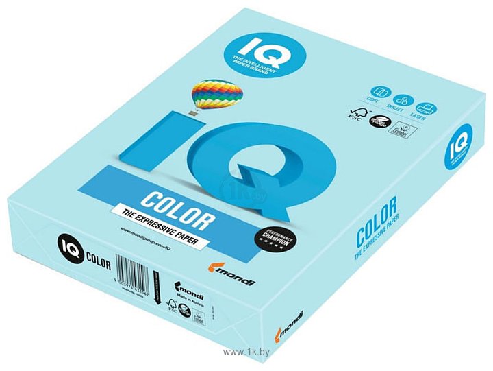 Фотографии IQ Color MB30 A4 (голубой, 80 г/м2, 500 л)