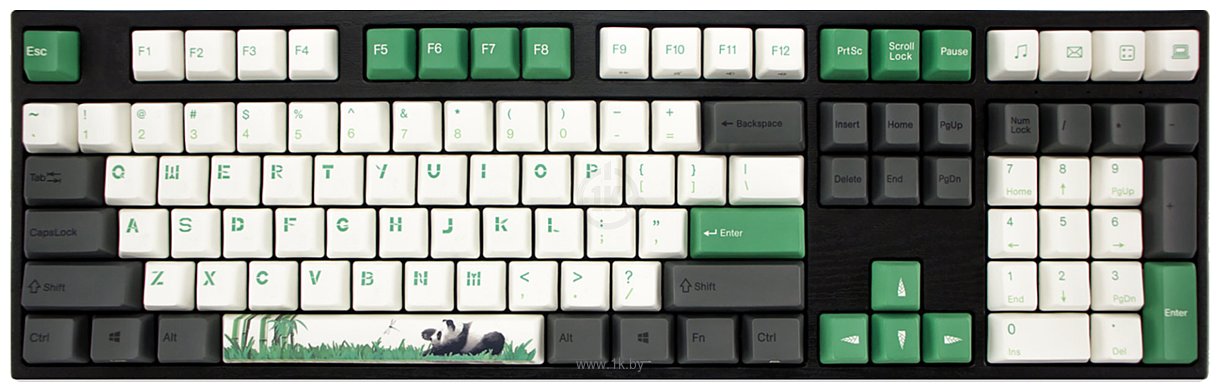 Фотографии Varmilo VE108M Panda R2 EC V2 Iris (без кириллицы)