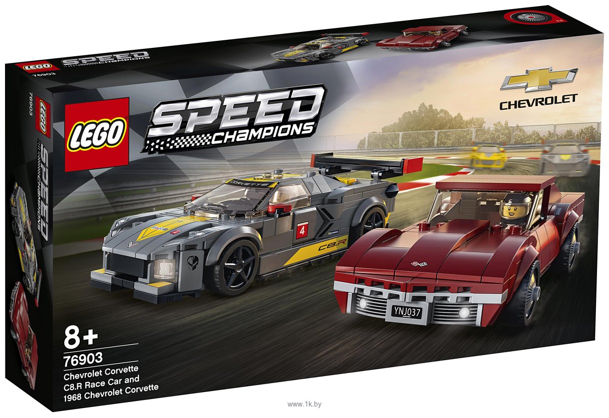 Фотографии LEGO Speed Champions 76903 Chevrolet Corvette C8.R and 1968 Chevrolet Фотографии LEGO Speed Champions 76903 Chevrolet Corvette C8.R and 1968 Chevrolet
