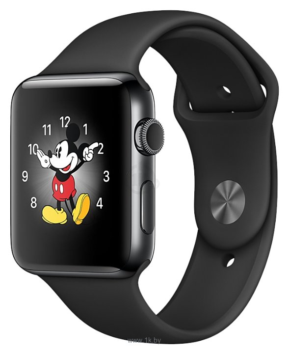 Фотографии Apple Watch Series 2 38mm Space Black with Black Sport Band (MP492)