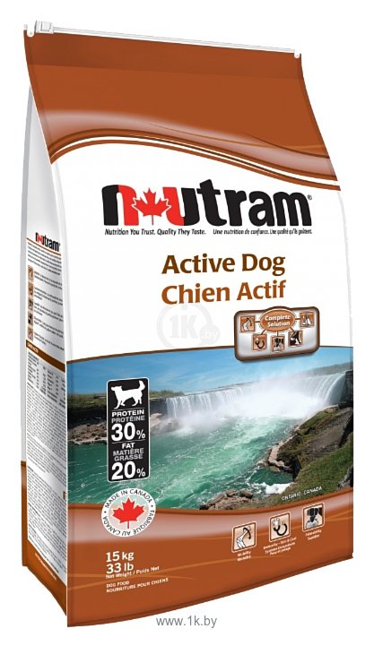 Фотографии Nutram Active Dog (15 кг)