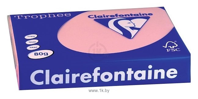 Фотографии Clairefontaine Trophee пастель A4 80 г/кв.м 100 л (сиреневый)