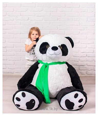 Фотографии Vberloge Плюшевая панда в шарфике 140 см