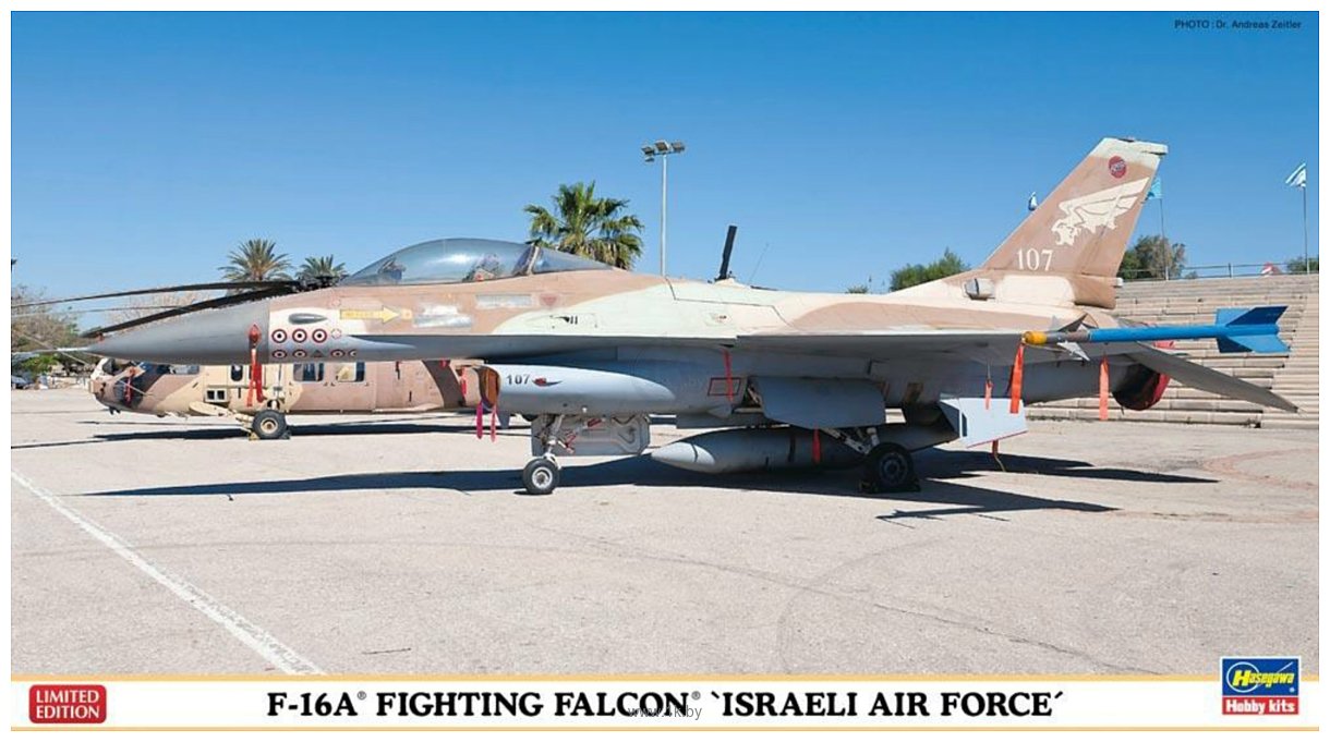 Фотографии Hasegawa Легкий истребитель F-16A Fighting Falcon Israeli Air Force