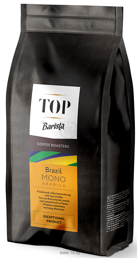 Фотографии Barista Top Mono Brazil в зернах 1000 г