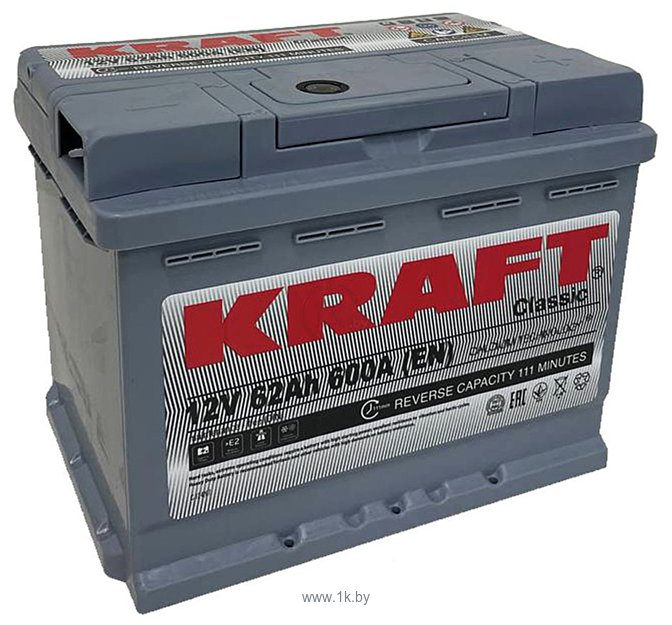Фотографии KRAFT Classic 62 R+ (62Ah)