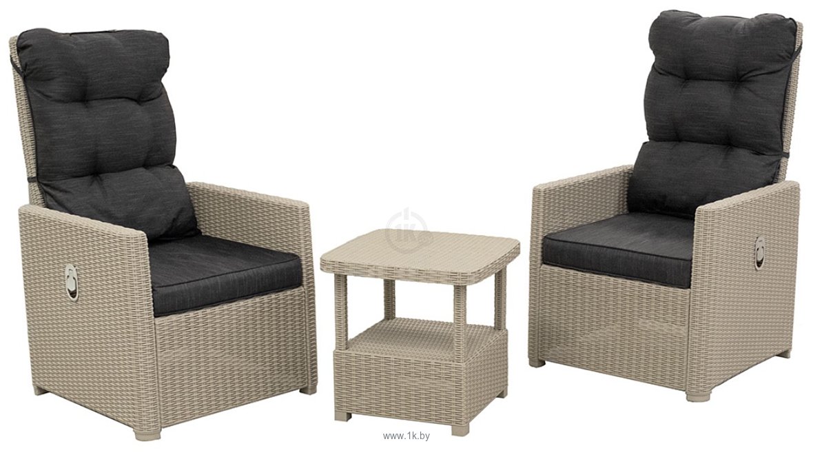 Фотографии B:rattan Manchester Set 2 (серый)