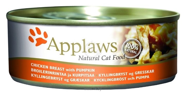 Фотографии Applaws Cat Chicken Breast with Pumpkin canned (0.156 кг) 1 шт.