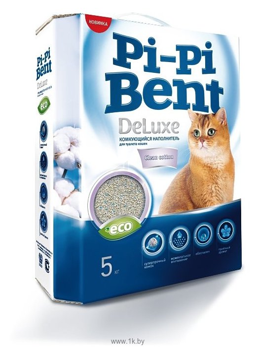 Фотографии Pi-Pi-Bent DeLuxe Clean cotton 5кг