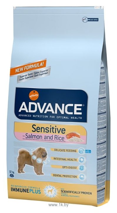 Фотографии Advance (12 кг) Sensitive лосось и рис