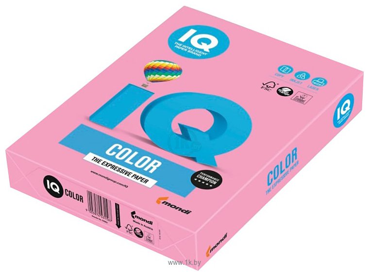 Фотографии IQ Color PI25 A4 (розовый, 80 г/м2, 500 л)