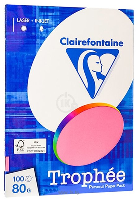 Фотографии Clairefontaine Trophee A4 80 г/кв.м 100 л 4120C (mix fluo)