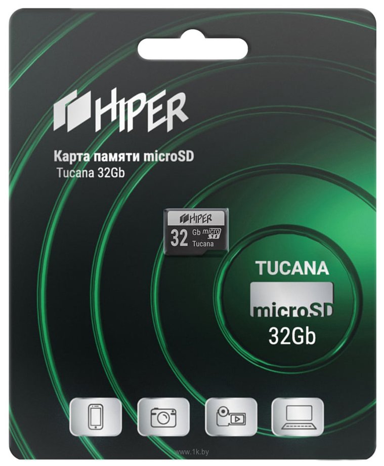 Фотографии Hiper microSDHC 32GB Class 10 UHS-1 U3 HI-MSD32GU3V30