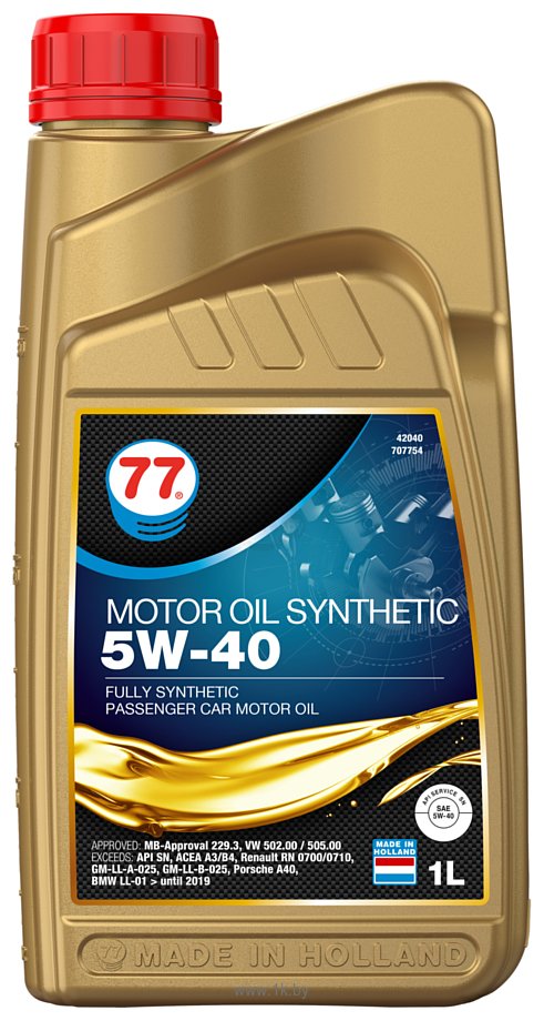 Фотографии 77 Lubricants SN 5W-40 1л